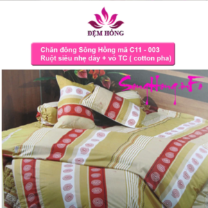 chăn đông sông hồng siêu nhẹ mã c11 003 chính hãng